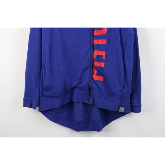 Nike Womens Medium Detroit Pistons Basketball French Terry Modern Cape Hoodie - Picture 3 of 16